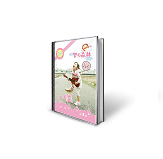 8寸豎款金屬框琉璃冊(cè)