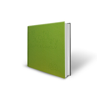 8寸方款皮紋精裝冊(cè)